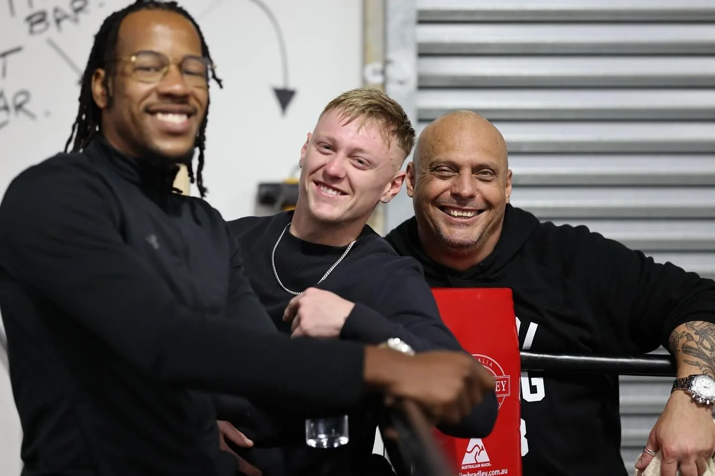 Inside Bondi Boxing Club.