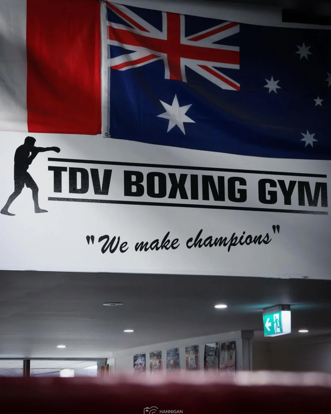 Amateur fight team training