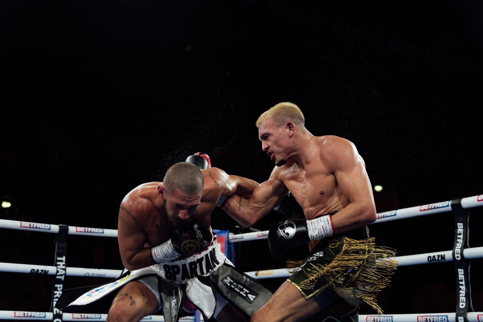 The Monaco job: Liddard gets his title shot — photograph from Matchroom Boxing
